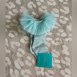 Posh Peanut Starry Blue tulle socks